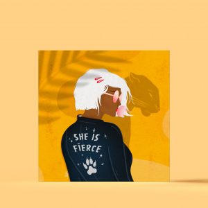 Illustration She is Fierce